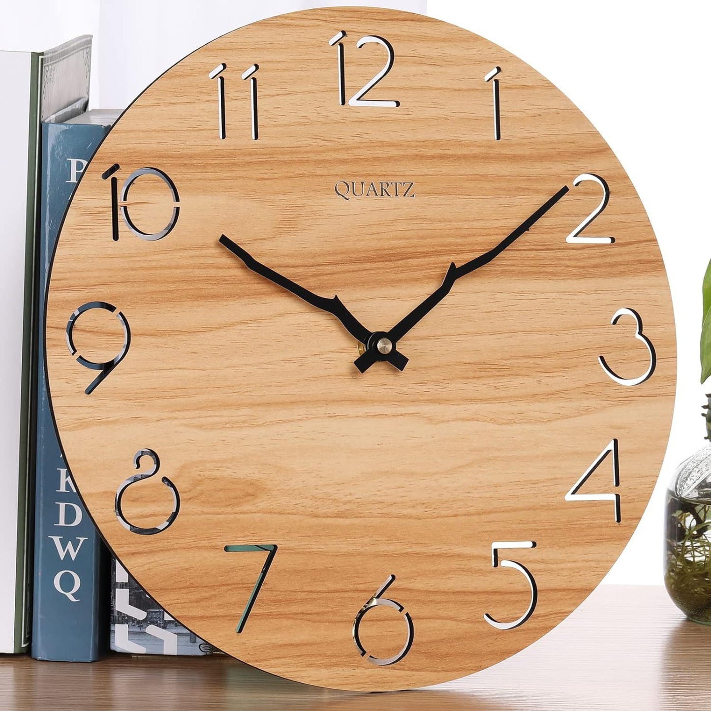 Wooden Wall Clock Minimalist Design