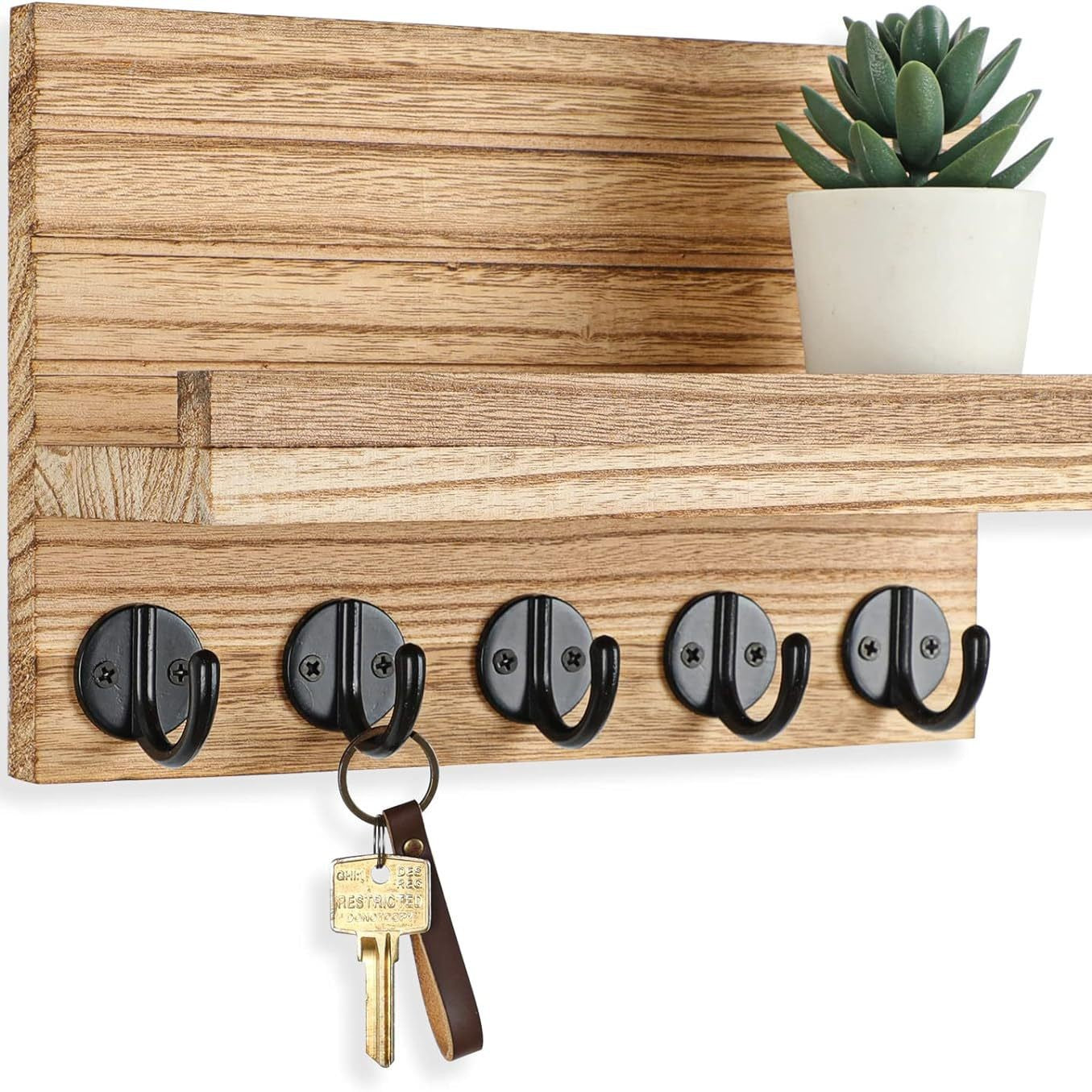 Wooden Wall Rack