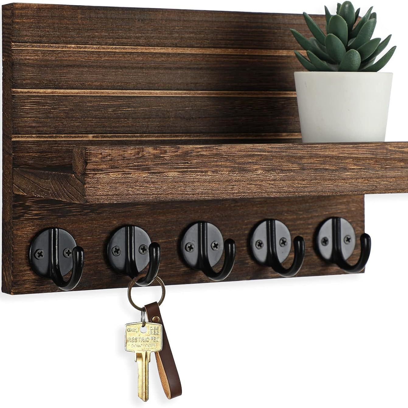 Wooden Wall Rack