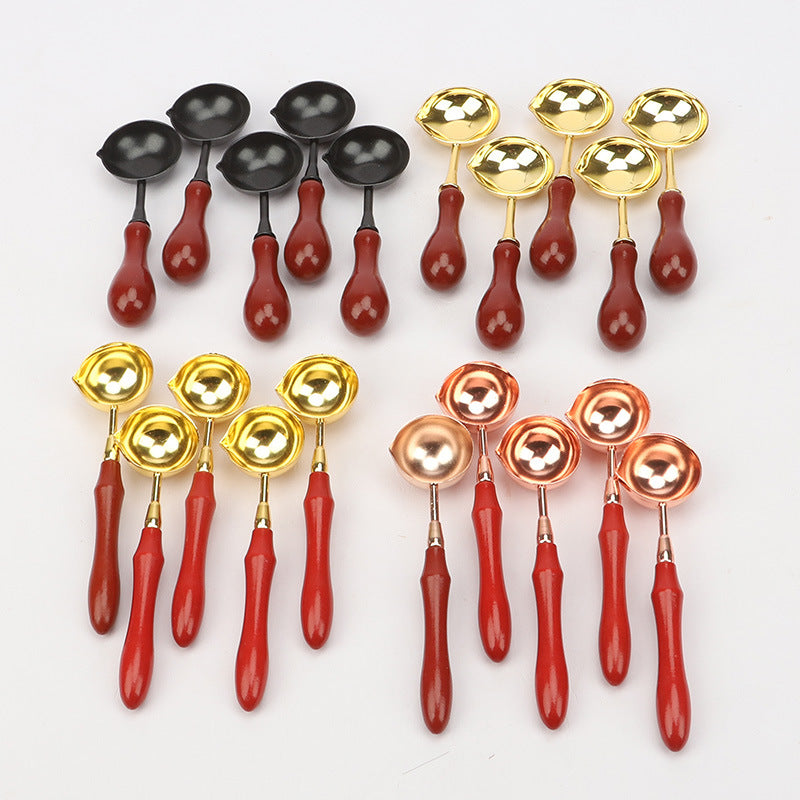 Wooden Wax Melting Spoon