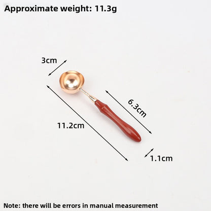 Wooden Wax Melting Spoon