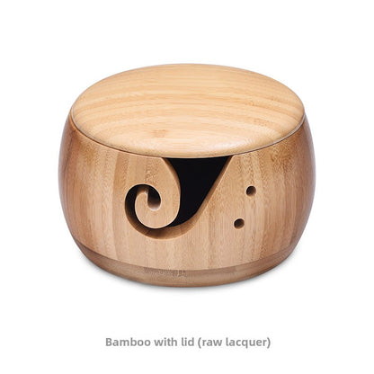 Wooden Yarn Bowl