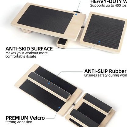 wooden yoga foot stretcher