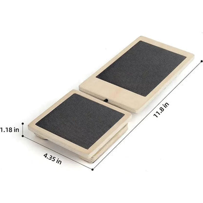 wooden yoga foot stretcher