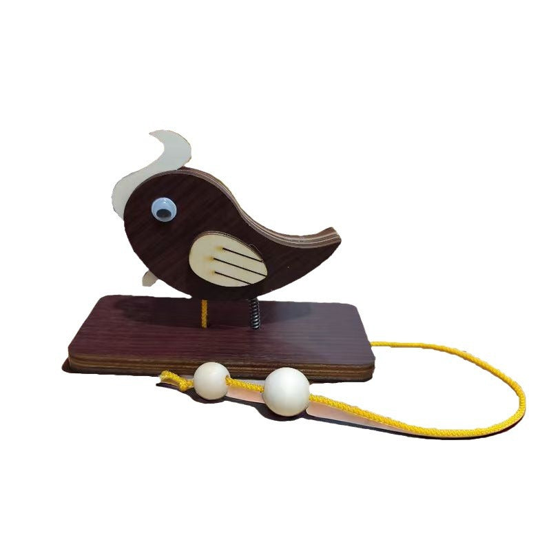 Woodpecker doorbell drag knock decorative pendant