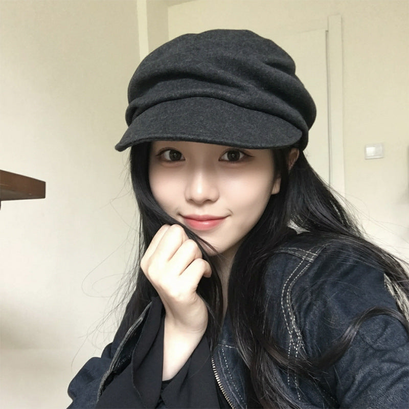 wool beret hat
