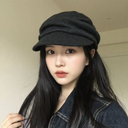 wool beret hat