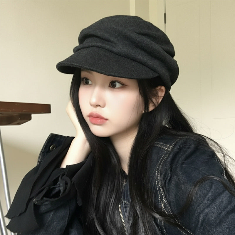 wool beret hat