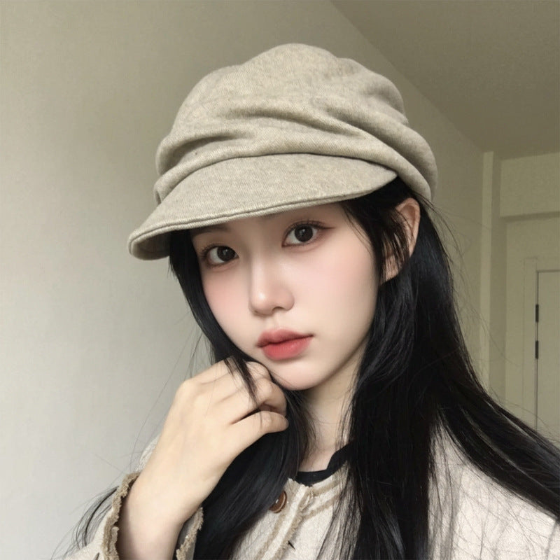 wool beret hat