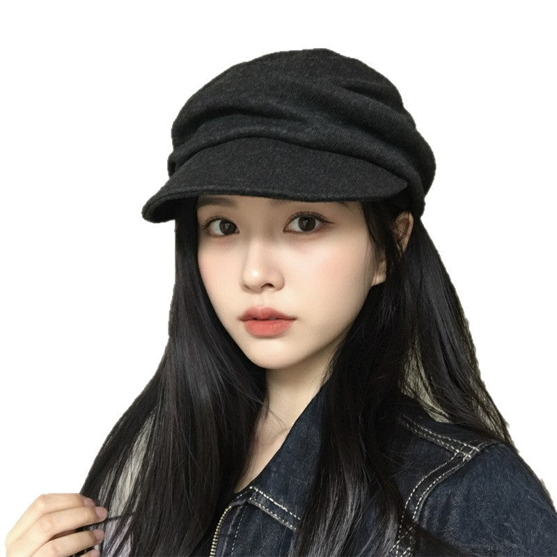 wool beret hat