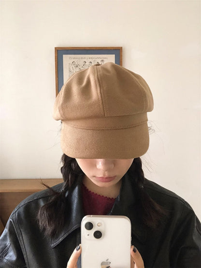 wool beret hat