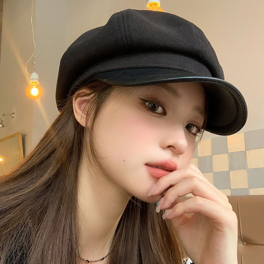 wool beret hat