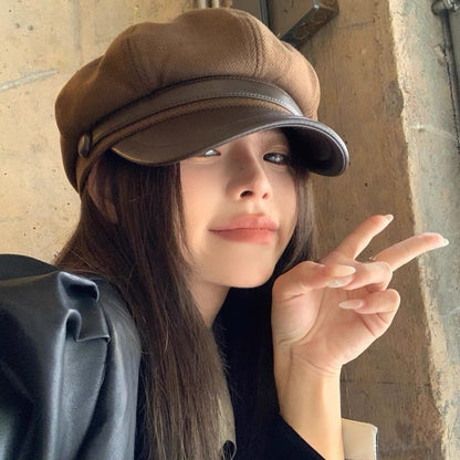 wool beret hat