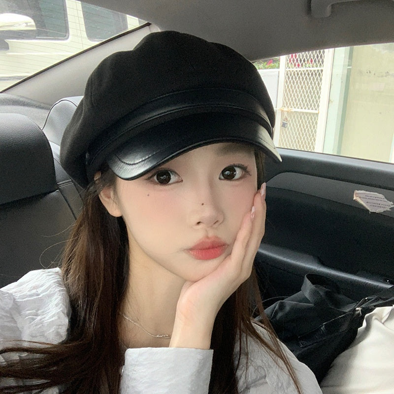 wool beret hat