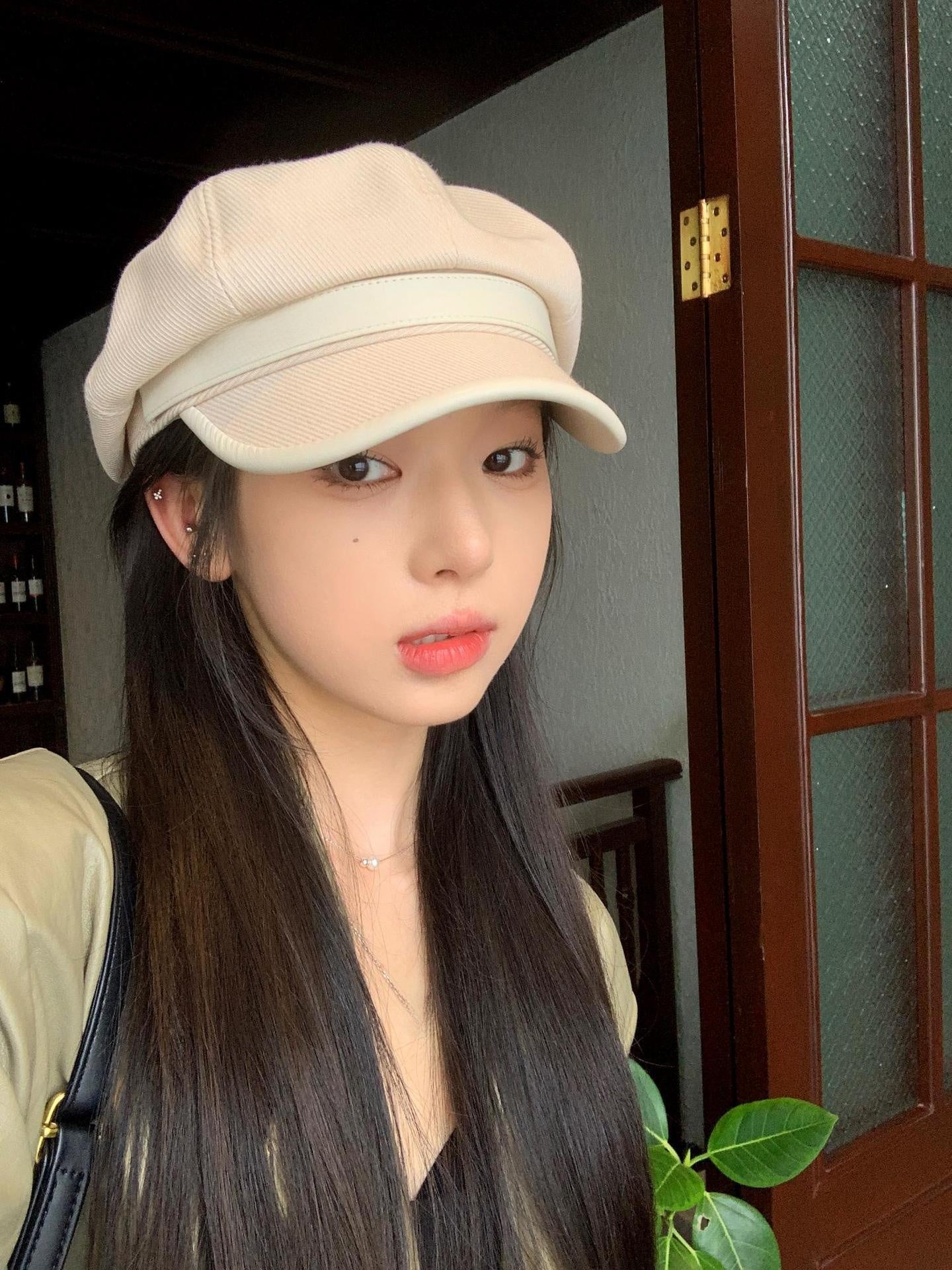 wool beret hat