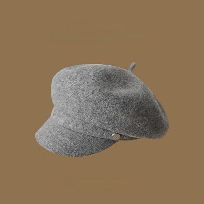 wool beret hat