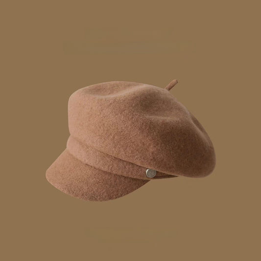 wool beret hat