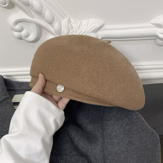 wool beret hat