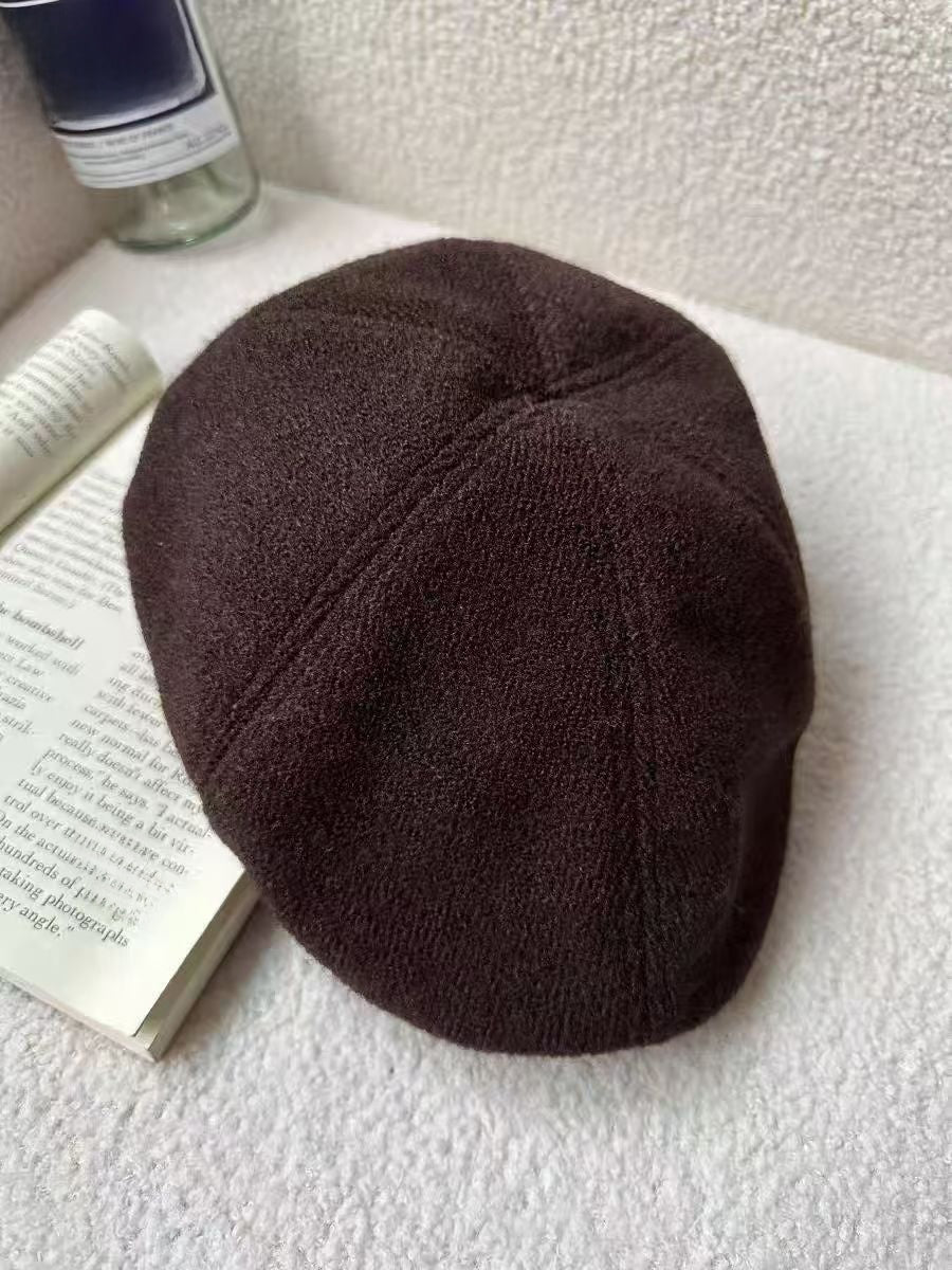wool beret hat