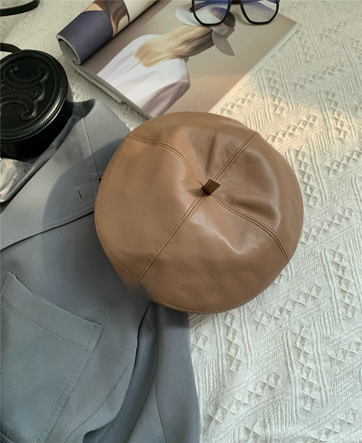 wool beret hat