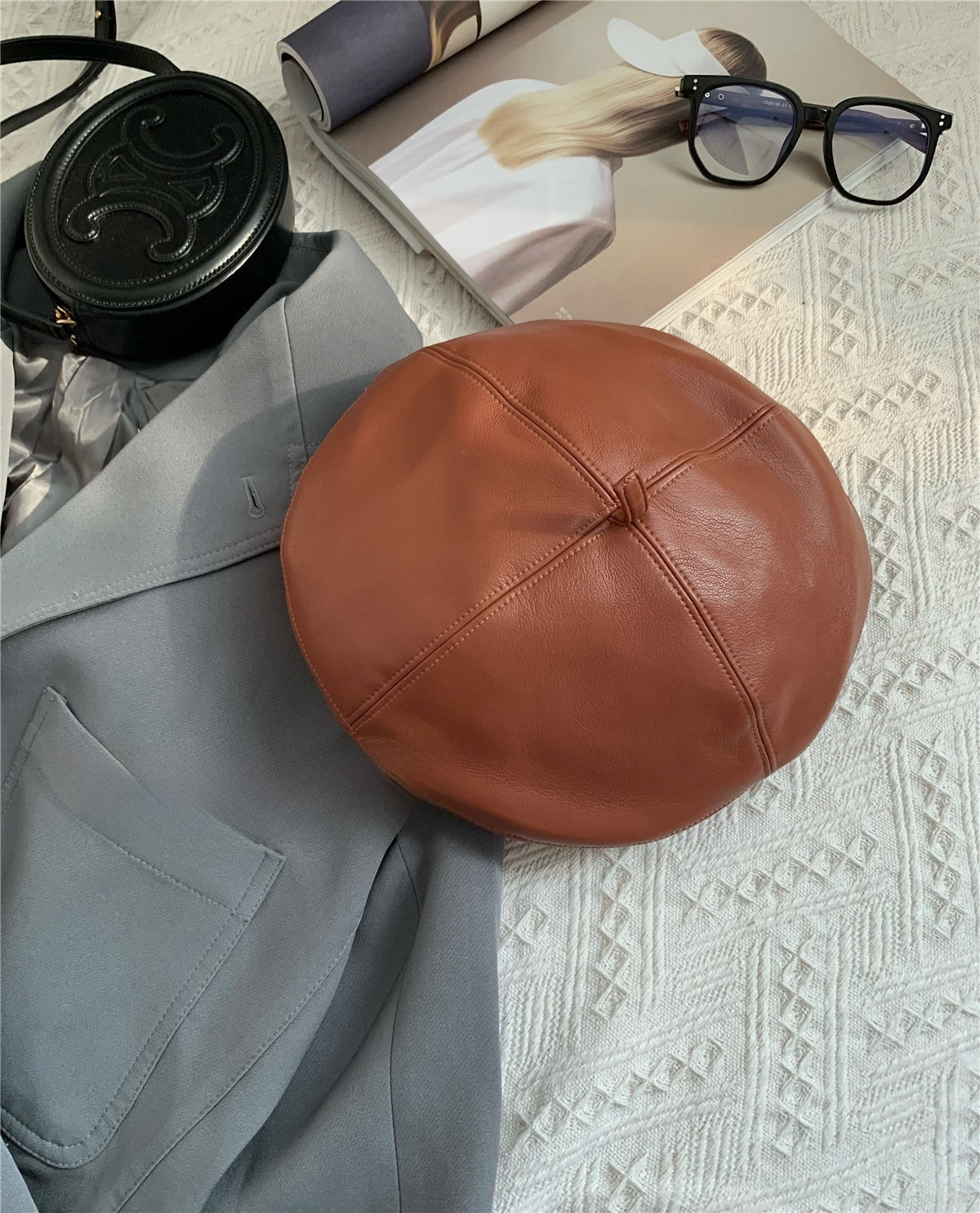 wool beret hat