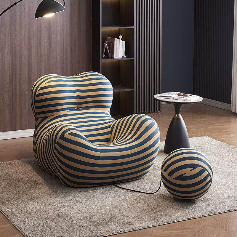 Wool-Curl Mom’s Embrace Lazy Sofa
