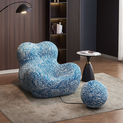 Wool-Curl Mom’s Embrace Lazy Sofa
