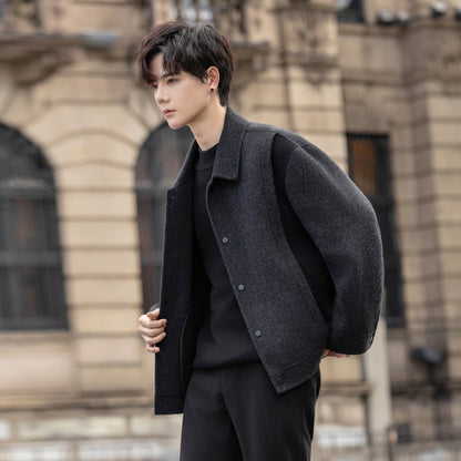 Wool double-faced jacket