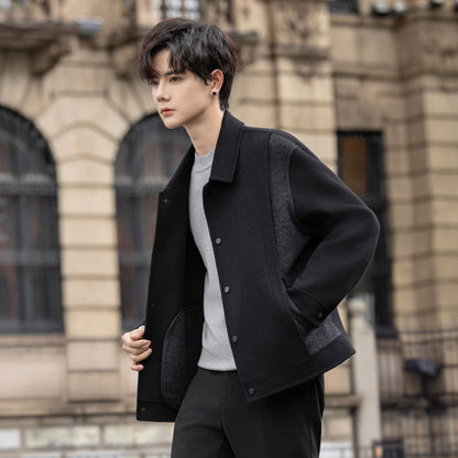 Wool double-faced jacket