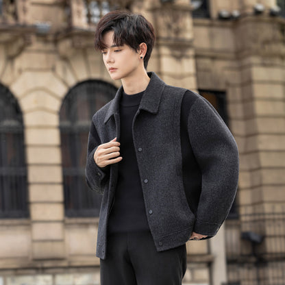 Wool double-faced jacket
