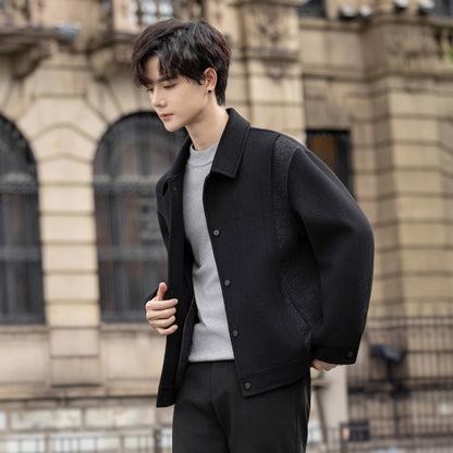 Wool double-faced jacket