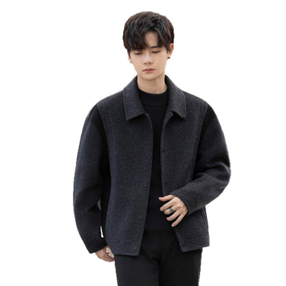 Wool double-faced jacket