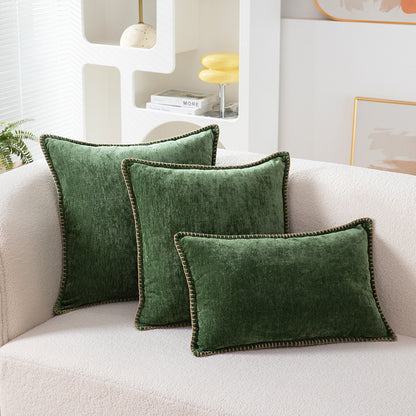 Wool Edge Pillow Cover