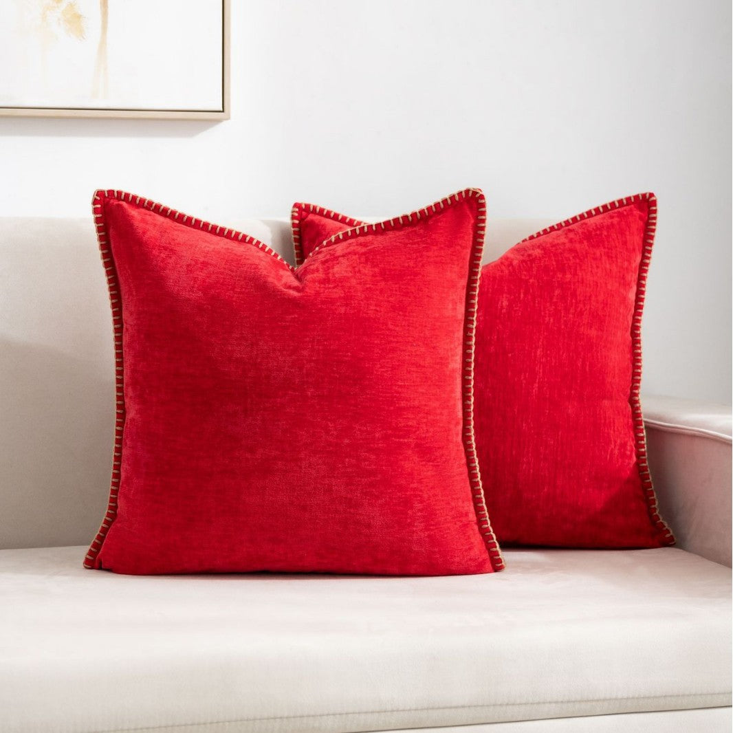 Wool Edge Pillow Cover