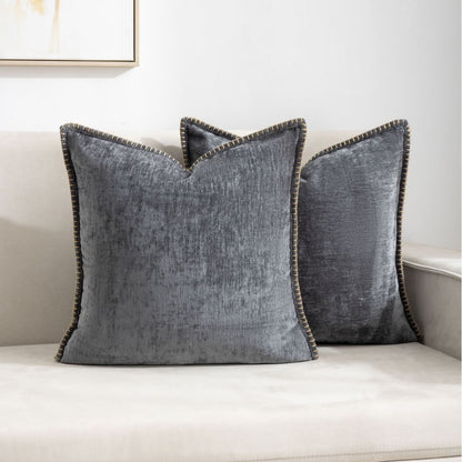 Wool Edge Pillow Cover