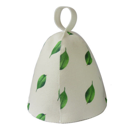Wool Felt Sauna Hat for Steam Room and Spa
