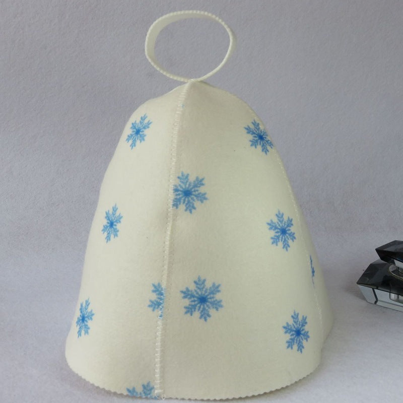 Wool Felt Sauna Hat for Steam Room and Spa