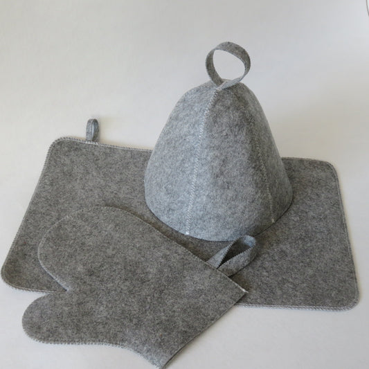 Wool Felt Sauna Hat for Steam Room and Spa
