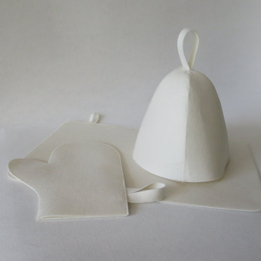 Wool Felt Sauna Hat for Steam Room and Spa