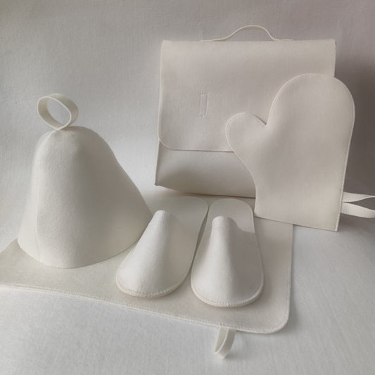 Wool Felt Sauna Hat for Steam Room and Spa