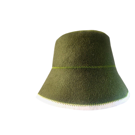 Wool Felt Sauna Hat for Steam Room and Spa