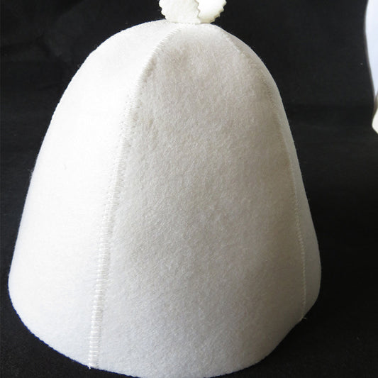 Wool Felt Sauna Hat for Steam Room and Spa