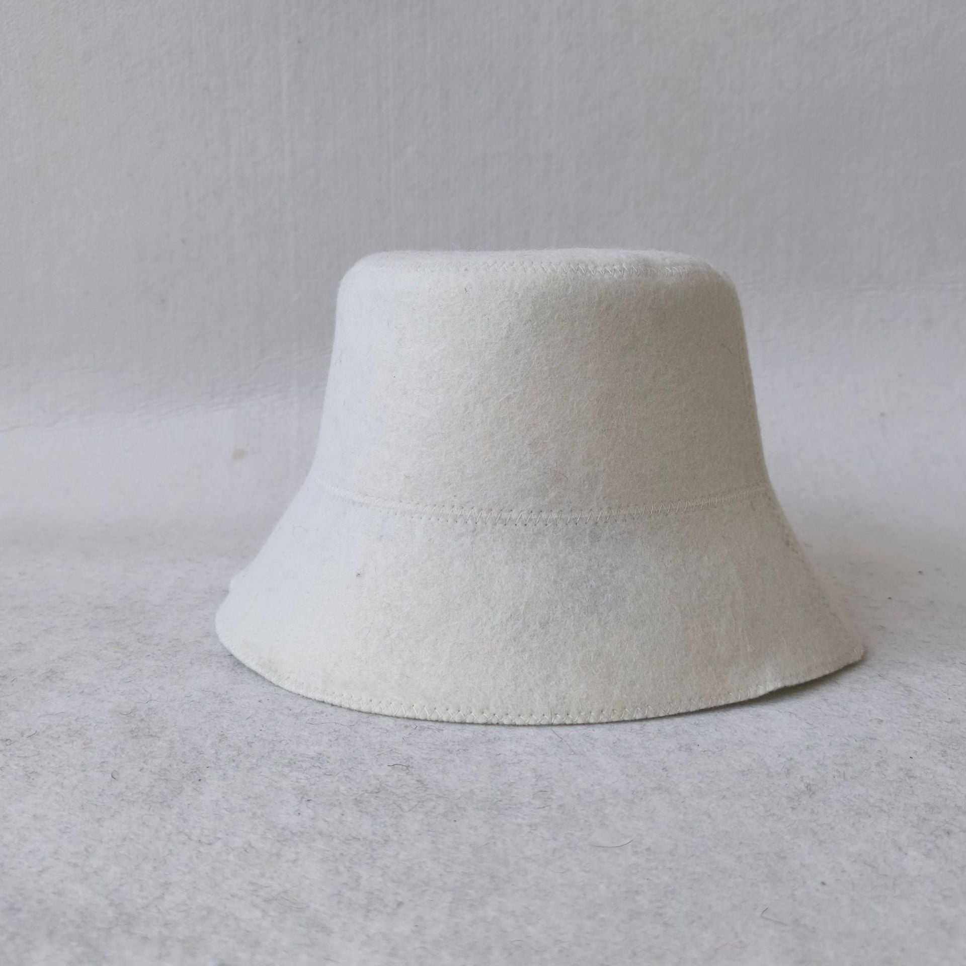 Wool felt sauna hat
