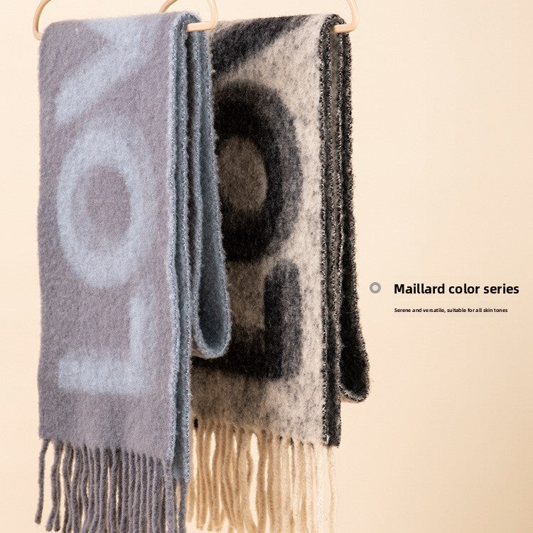 Wool Jacquard Scarf
