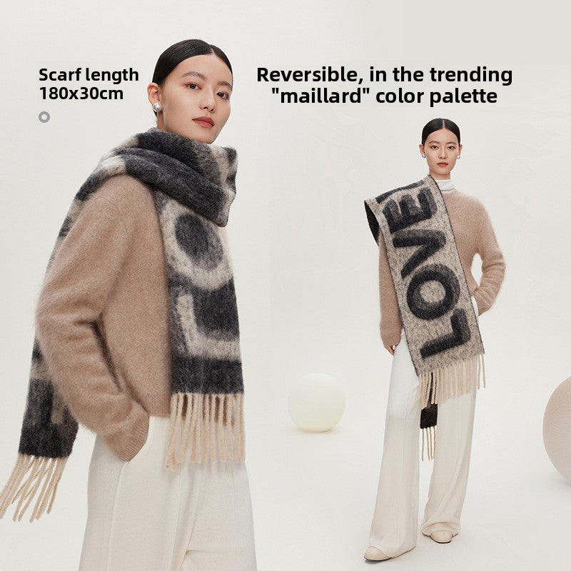 Wool Jacquard Scarf