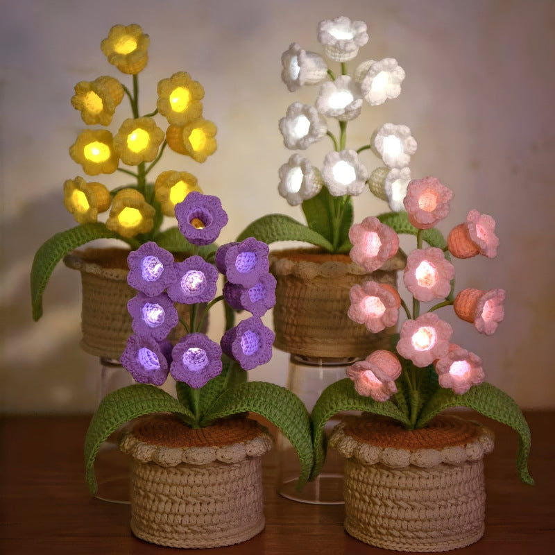 Wool potted plant