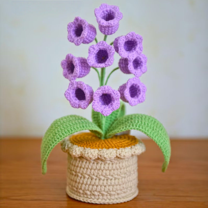 Wool potted plant