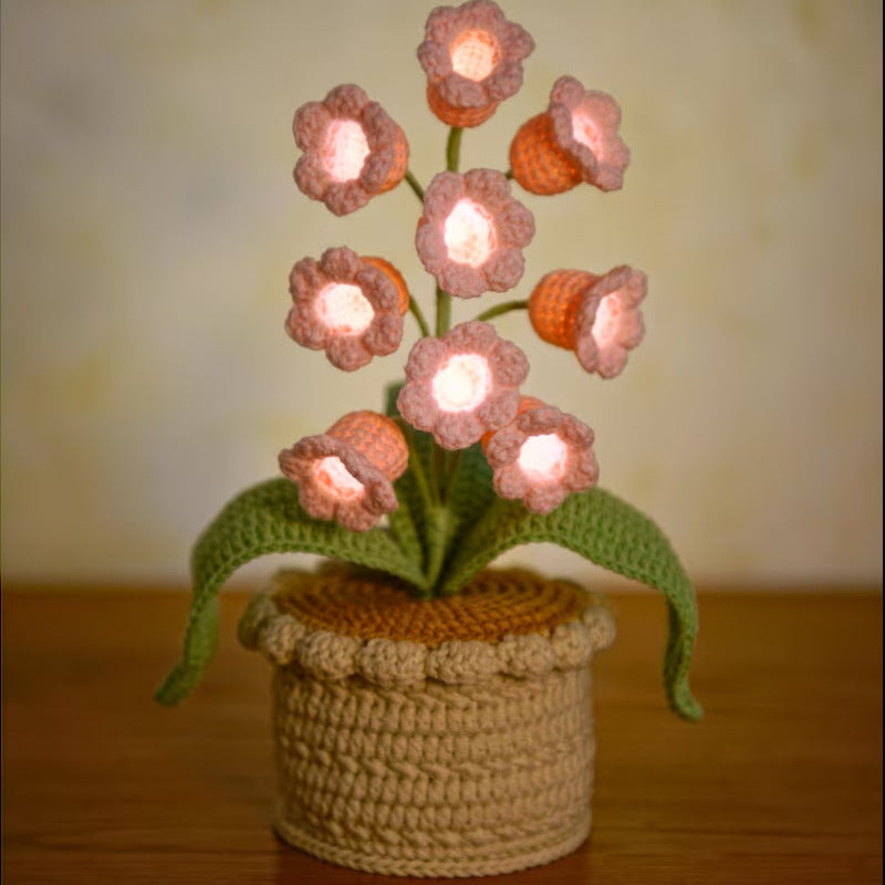 Wool potted plant