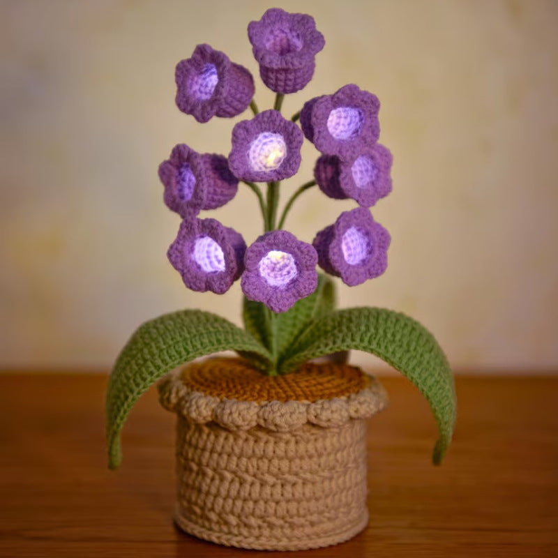 Wool potted plant