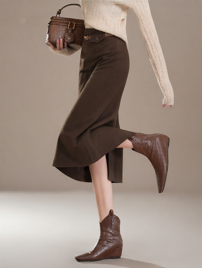 Wool skirt